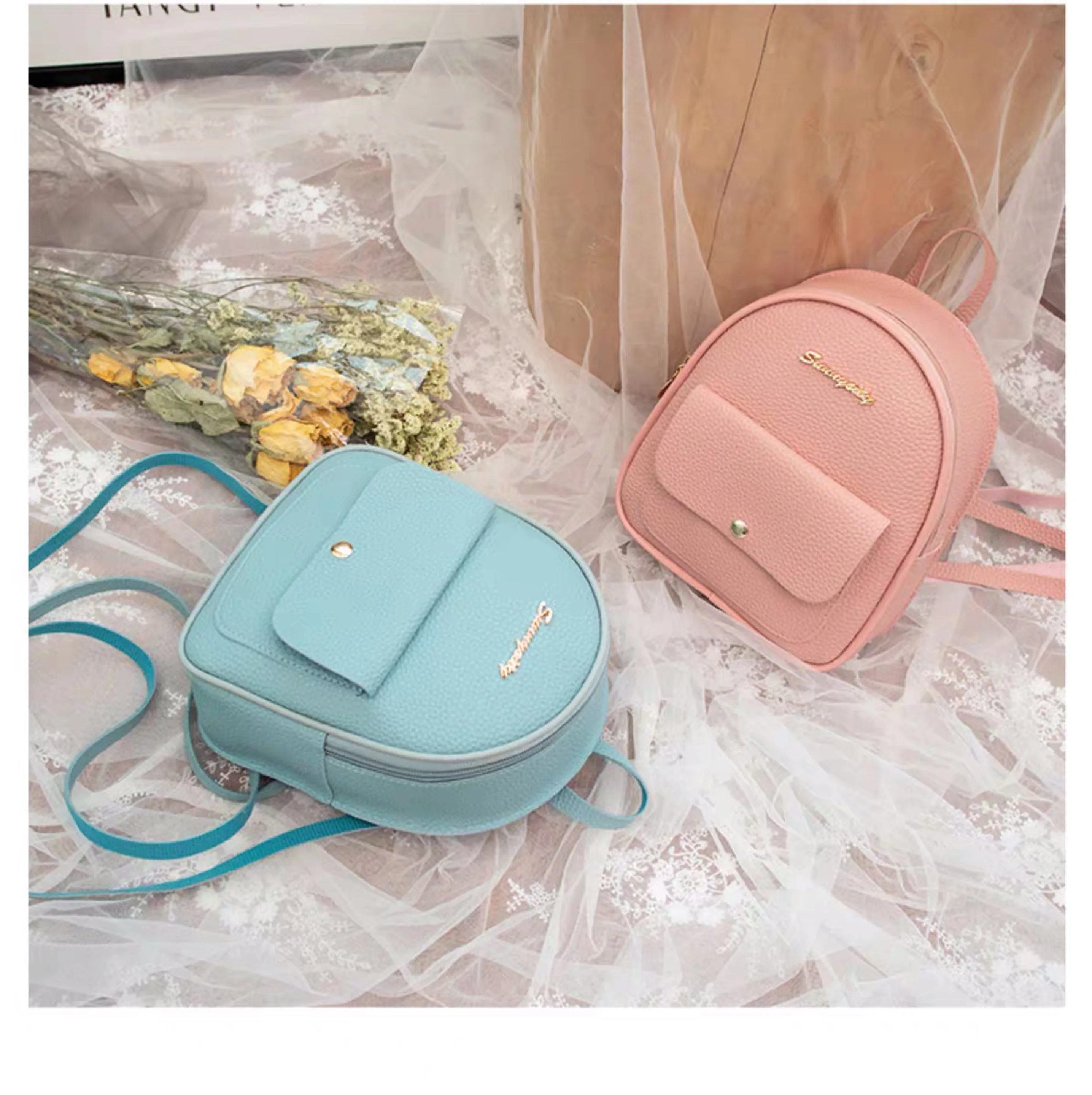 Мини рюкзак женский сумка через плечо из искусственной кожи для подростков