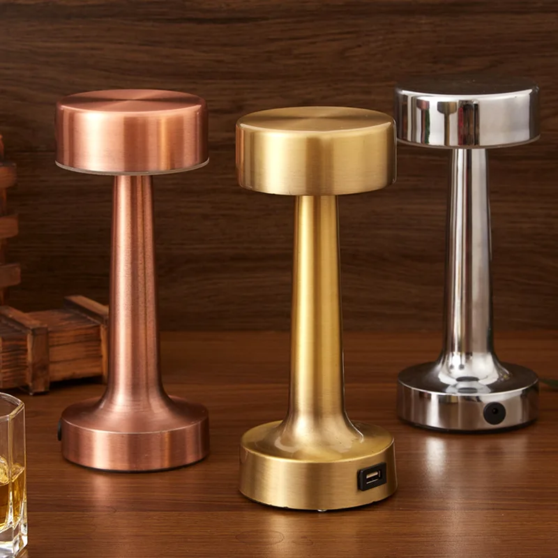 

Indoor Table Lamps Vintage Dining Living Room Led Light for Home Bedroom Bar Club Beside Decor Nordic Lighting Simple Fixture