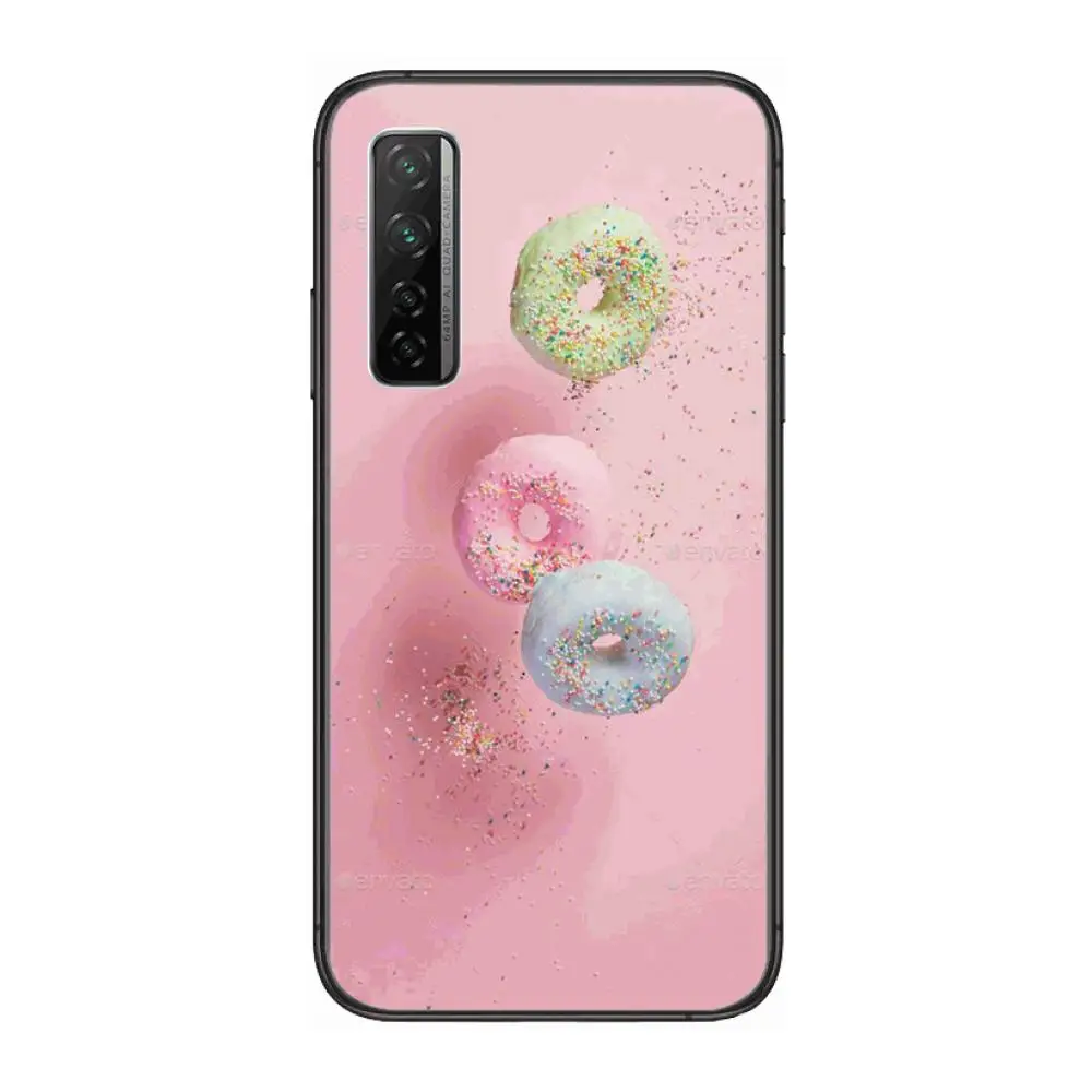

Castelo gato rosa Phone Case For Huawei Nova p10 lite 7 6 5 4 3 Pro i p Smart ZBlack Etui 3D Coque Painting Hoesje