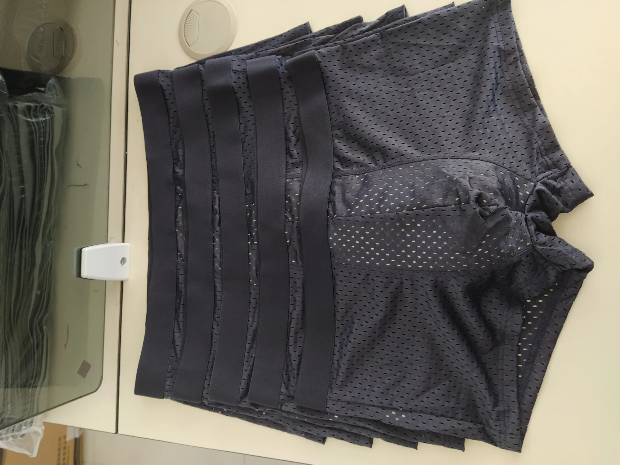 5Pcs/Lot Men's Underwear  Mesh Breathable And Comfortable Bright Muscle Pure Antibacterial  Factory Wholesale And Customized