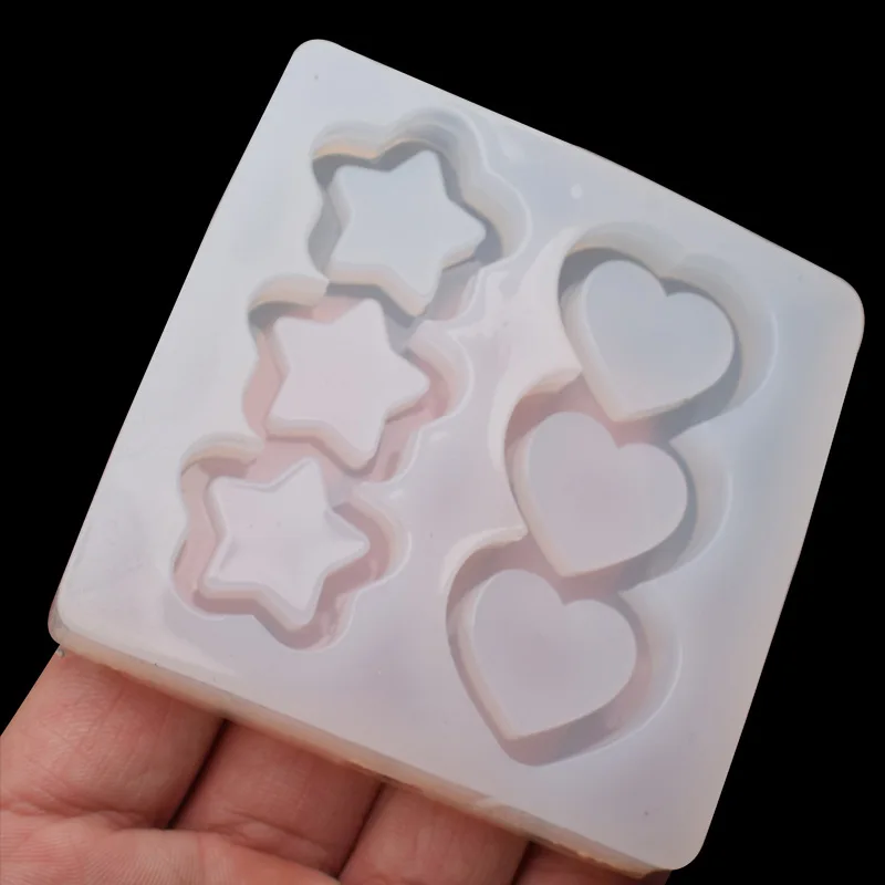 

DIY Crystal Epoxy Resin Mold Star Love Mirror Silicone Mold Quicksand Epoxy DIY Decoration Mold