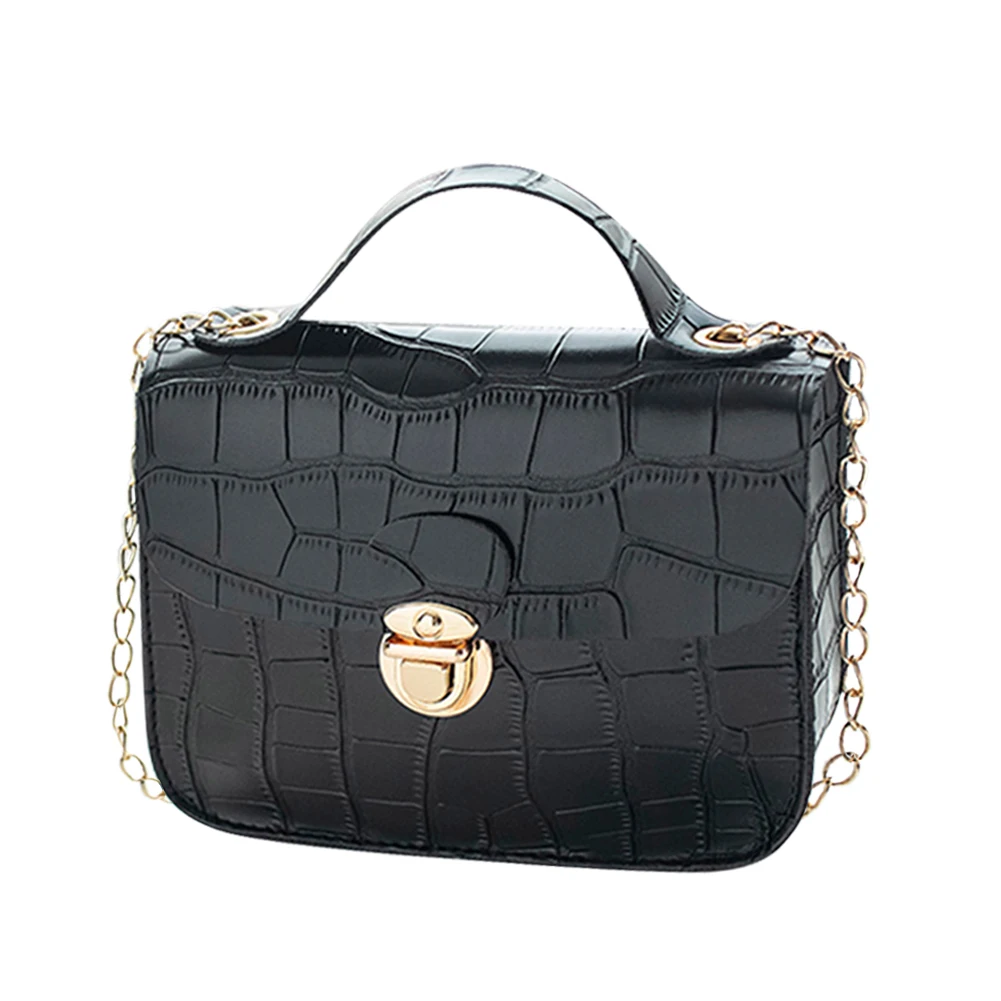 

Popular Simple Female Daily Bag Fashion Stone Pattern Crossbody Handbag Women Totes Chain Small Shoulder Bags