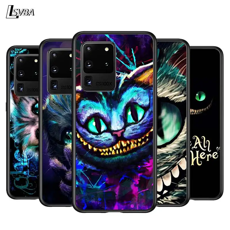 

Wonderland Cat for Samsung Note 20 S20 FE Lite Ultra Plus A91 A71 A51 A41 A31 A21 A21S A11 A12 A42 A01 Phone Case