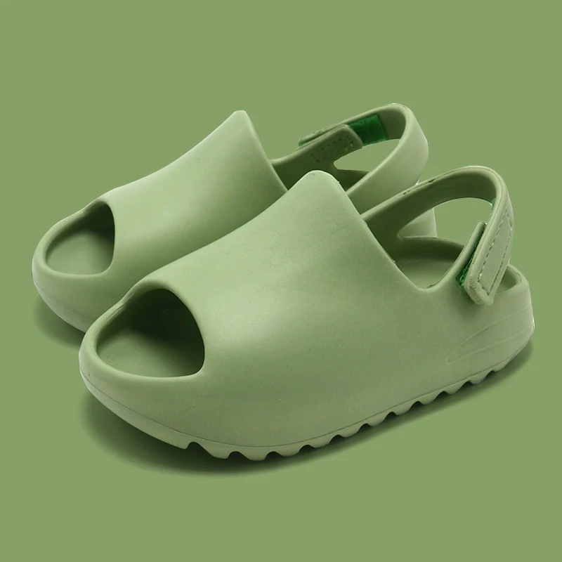 

Baby Toddler Kids Adults Slip-On Fashion Sandals Boys Girls Foam Beach Summer Slides Bone ResinChildren Lightweight Water Shoes