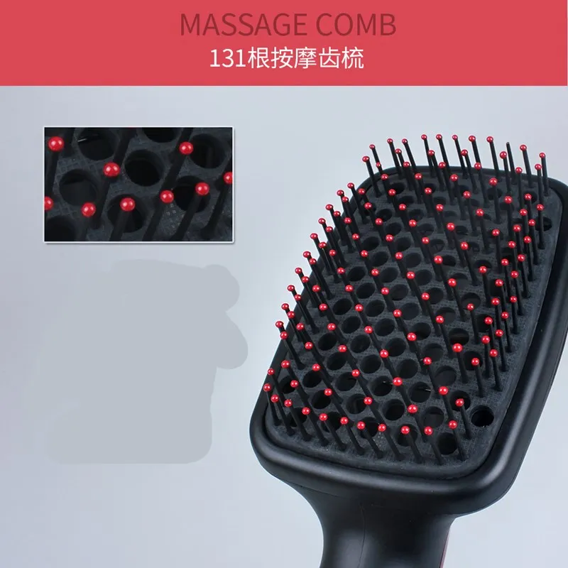 Профессиональная щетка 2 в 1 для сушки волос выпрямитель бигуди электрический фен