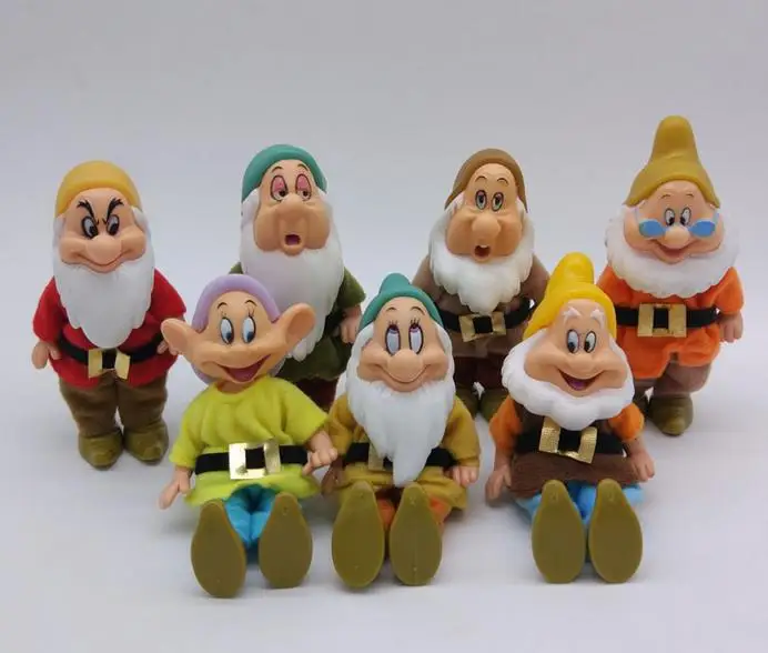 7pcs/set the Seven Dwarfs Figures Cake Topper/ Kids Gift | Игрушки и хобби
