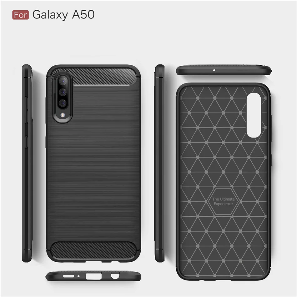 Thouport чехол для samsung Galaxy A50 A10 A10e A20 A20e A30 A40 A60 A70 термополиуретановые чехлы из углеродного волокна с обложка чехол для samsung A50 A30 A10 A20