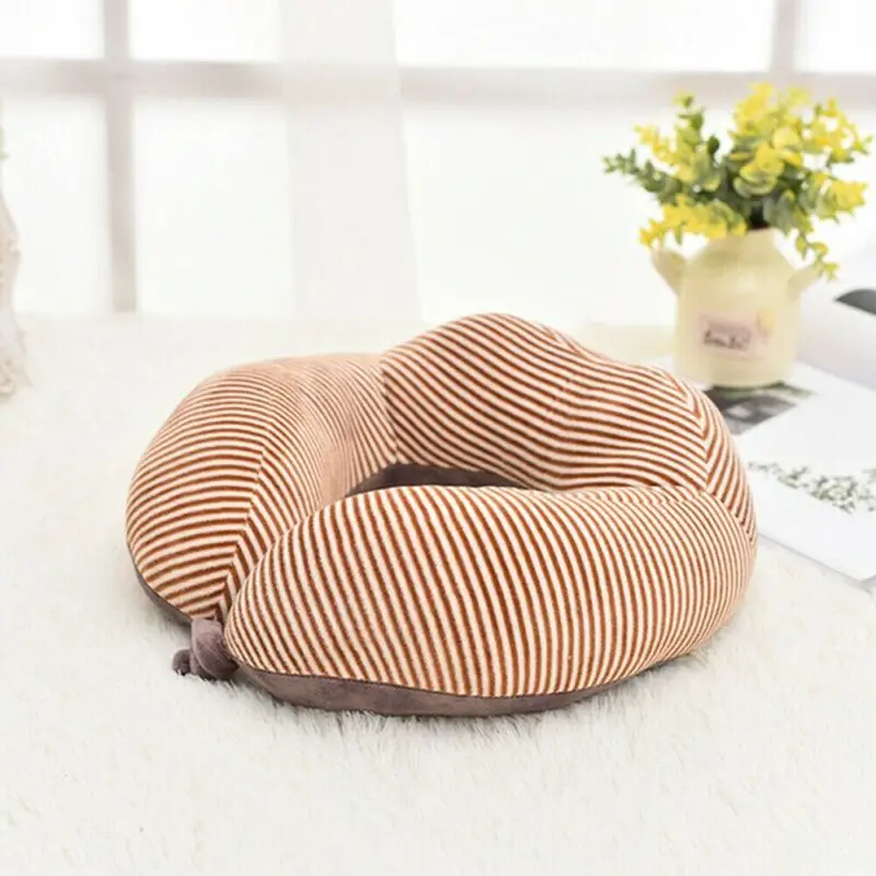 Для путешествий Memory Foam подушка для шеи U образная Мягкая футболка с рисунком