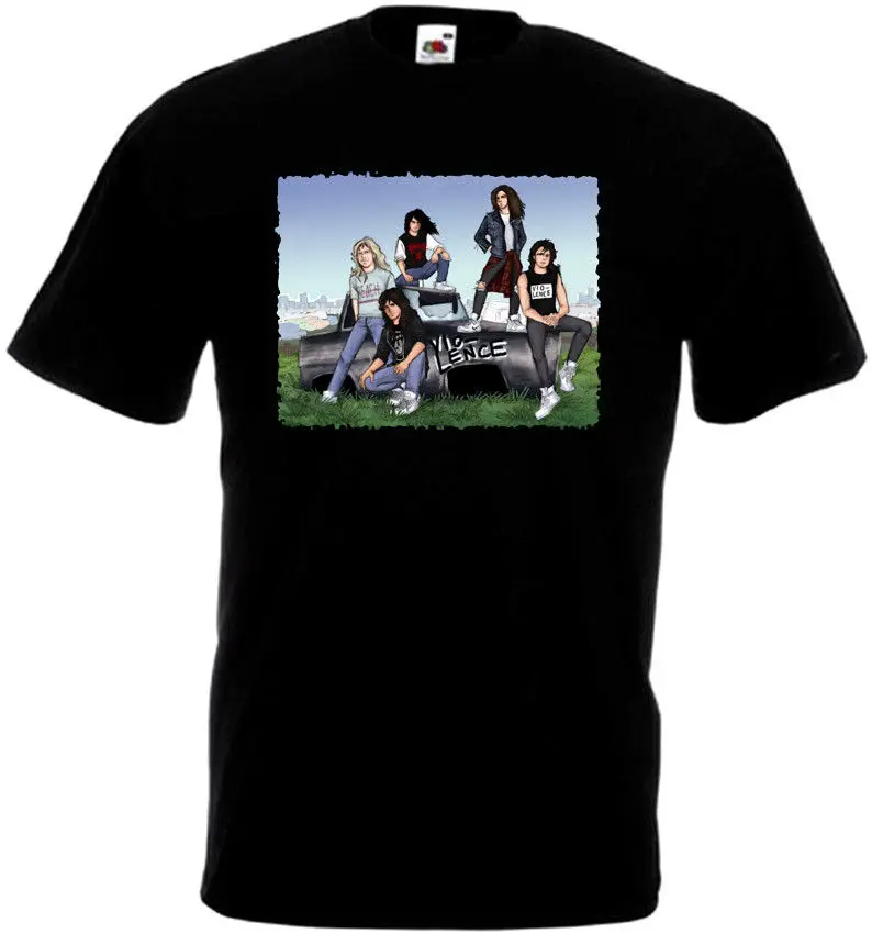 VIO LENCE футболка черного и белого цвета всех размеров|Мужские футболки| |