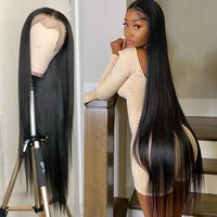 straight human hair wigs brazilian hair 30 inch lace front wig short bob virgin lace frontal human hair wigs for black women wig
