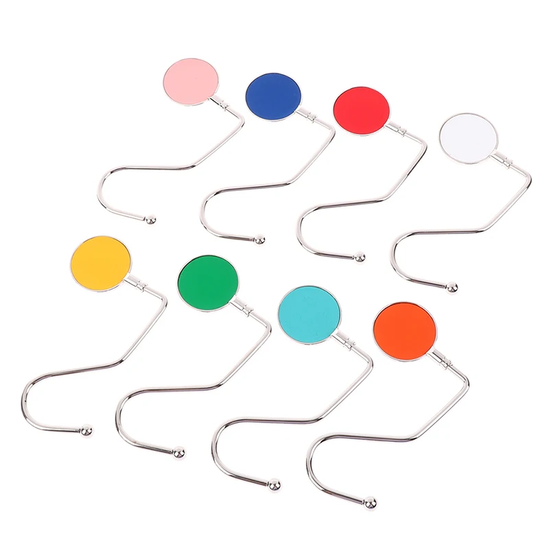 Портативный металлический складной крючок для сумок вешалка кошелька держатель