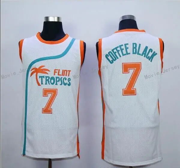 Новинка 2020 баскетбольная майка из фильма Pro Flint Tropics #7 кофейный/черный 69 центр