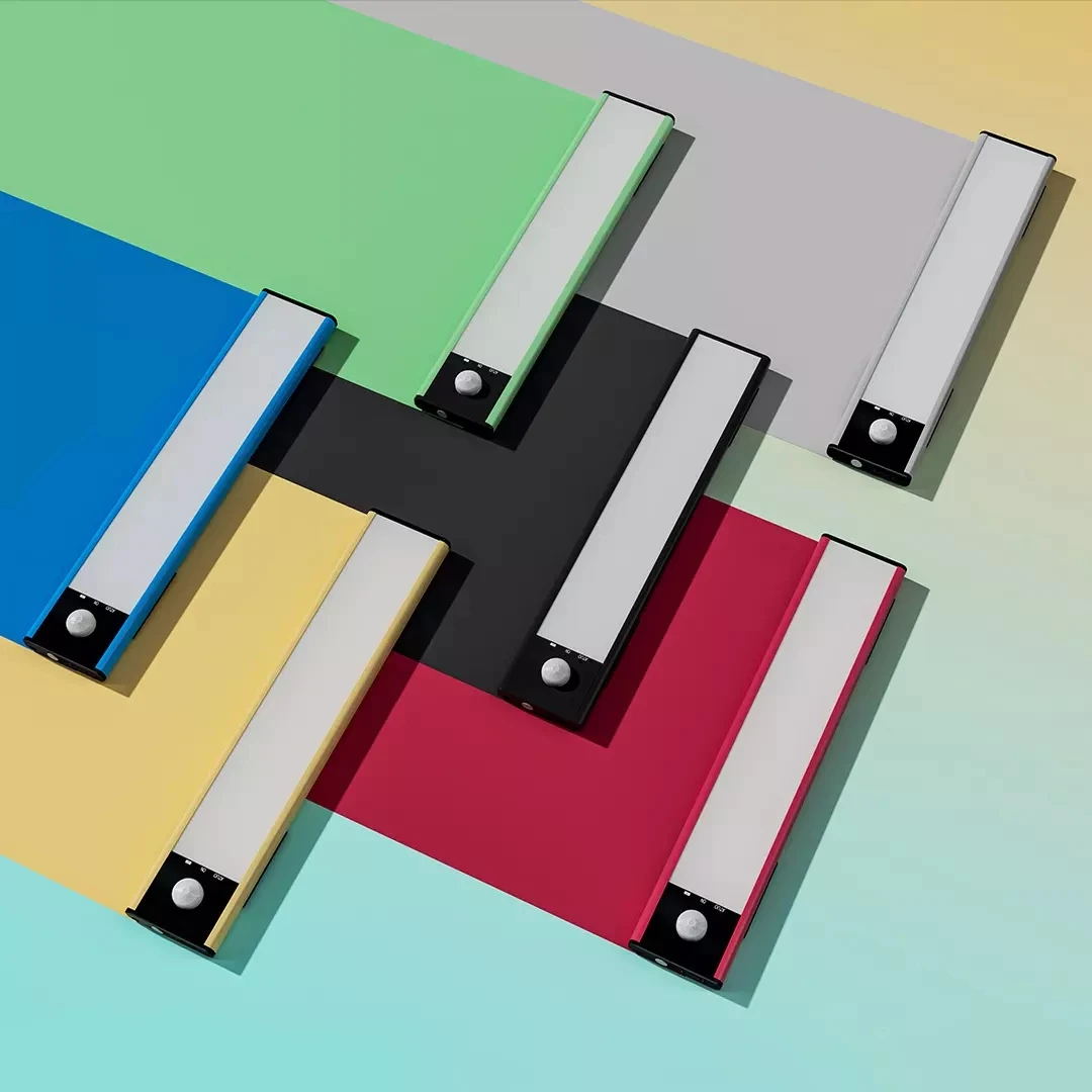 xiaomi mijia cabinet induction lamp smart wireless body motion sensor usb c metal wall night lights for kitchen indoor wardrobe free global shipping