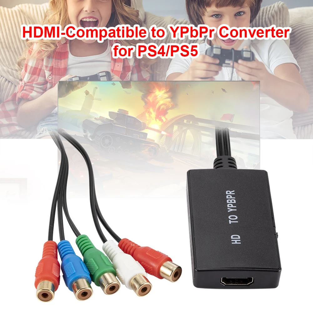 

HDMI-Compatible to YPbPr PS2 N64 Converter TV Video DVD Player Cable for PS4/PS5 Original Xbox Xbox 360 Adapter Accessories