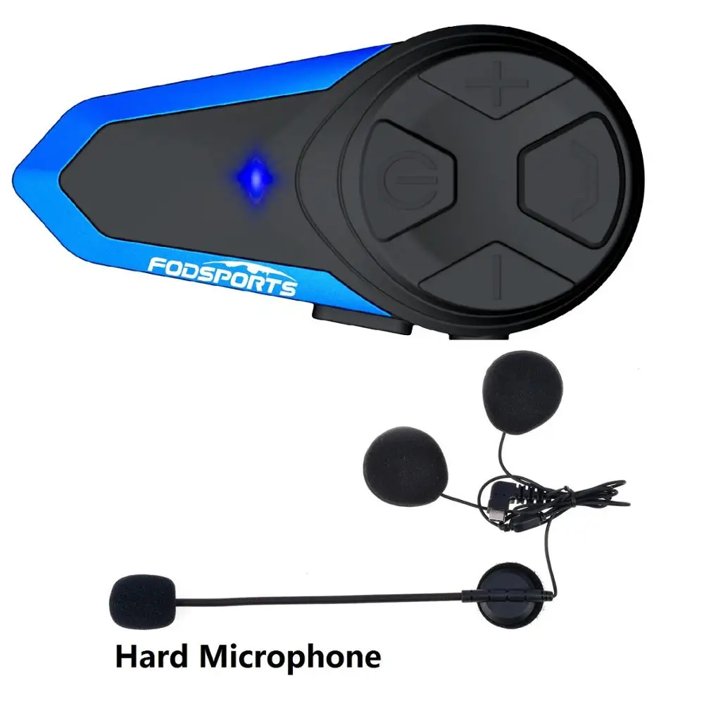 for Open Face Helmet Fodsports BT-S3 moto rcycle шлем домофон 1000 м беспроводной bluetooth гарнитура Водонепроницаемый BT interphone intercomunicador moto FM - Цвет: for Open Face Helmet