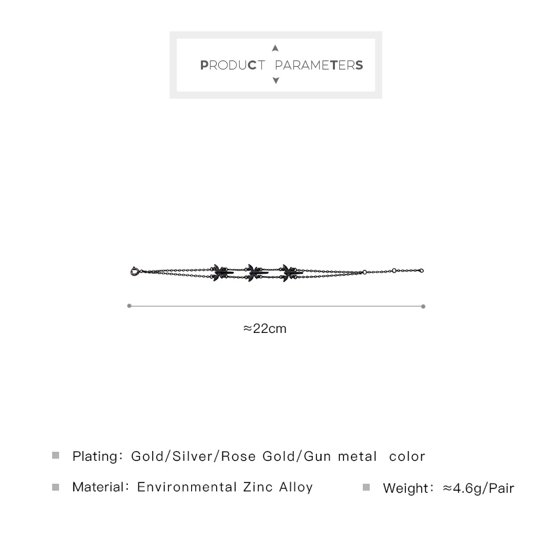 Браслет с тонкой цепочкой со стрекозой простое Ювелирное Украшение креативной