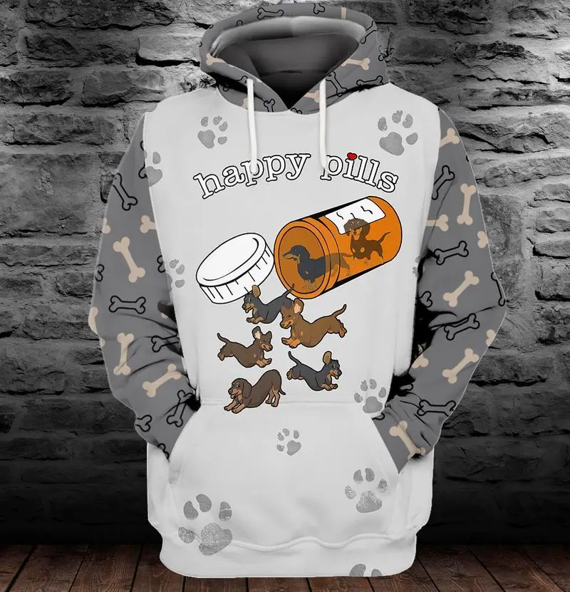 

PLstar Cosmos 3Dprinted Newest Dachshund Dogs Pet Lover Gift Harajuku Streetwear Unique Unisex Casual Hoodies/Sweatshirt/Zip A-6