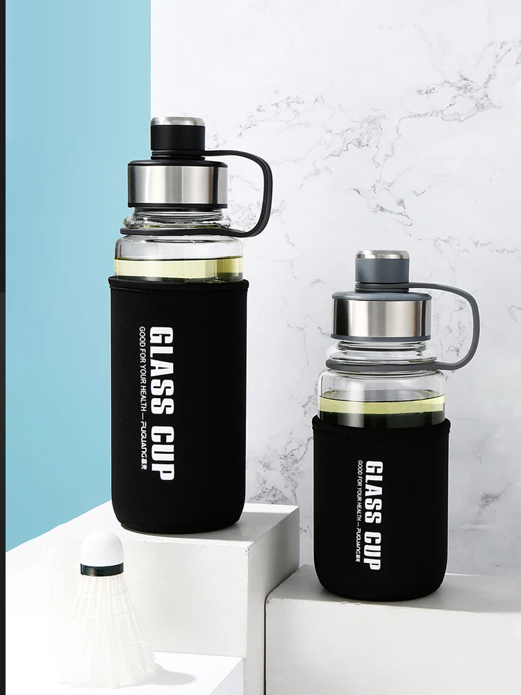 

Fuguang Large Capacity Glass Single-Layer Heat-Resistant 1L Household Men's Tea Cup Filter Large Water Bottle Portable Water Cup