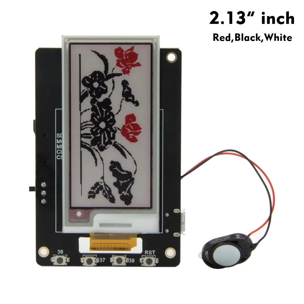 

LILYGO® TTGO T5S V2.4 Wifi Bluetooth Wireless Module Base ESP32 Red Display EPaper Speaker Electric Development Board