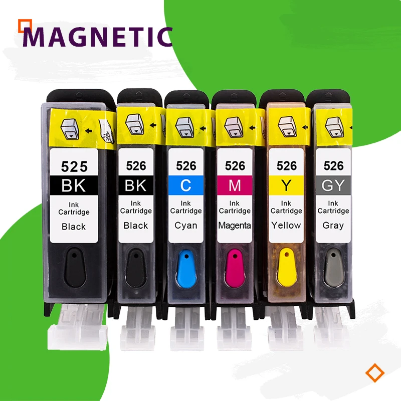 PGI 525 Заполняемые чернильные картриджи совместимые с Canon PIXMA MG6150 MG5250 MG8150 MG8250 IP4850