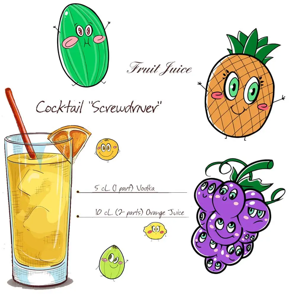 

ZhuoAng Happy Fruit Party Clear Stamps For DIY Scrapbooking/Card Making Decorative Silicon Stamp Crafts