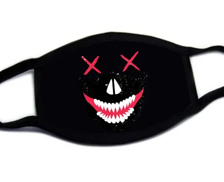 Модная Милая мультяшная маска для лица против пыли унисекс зимняя теплая рта