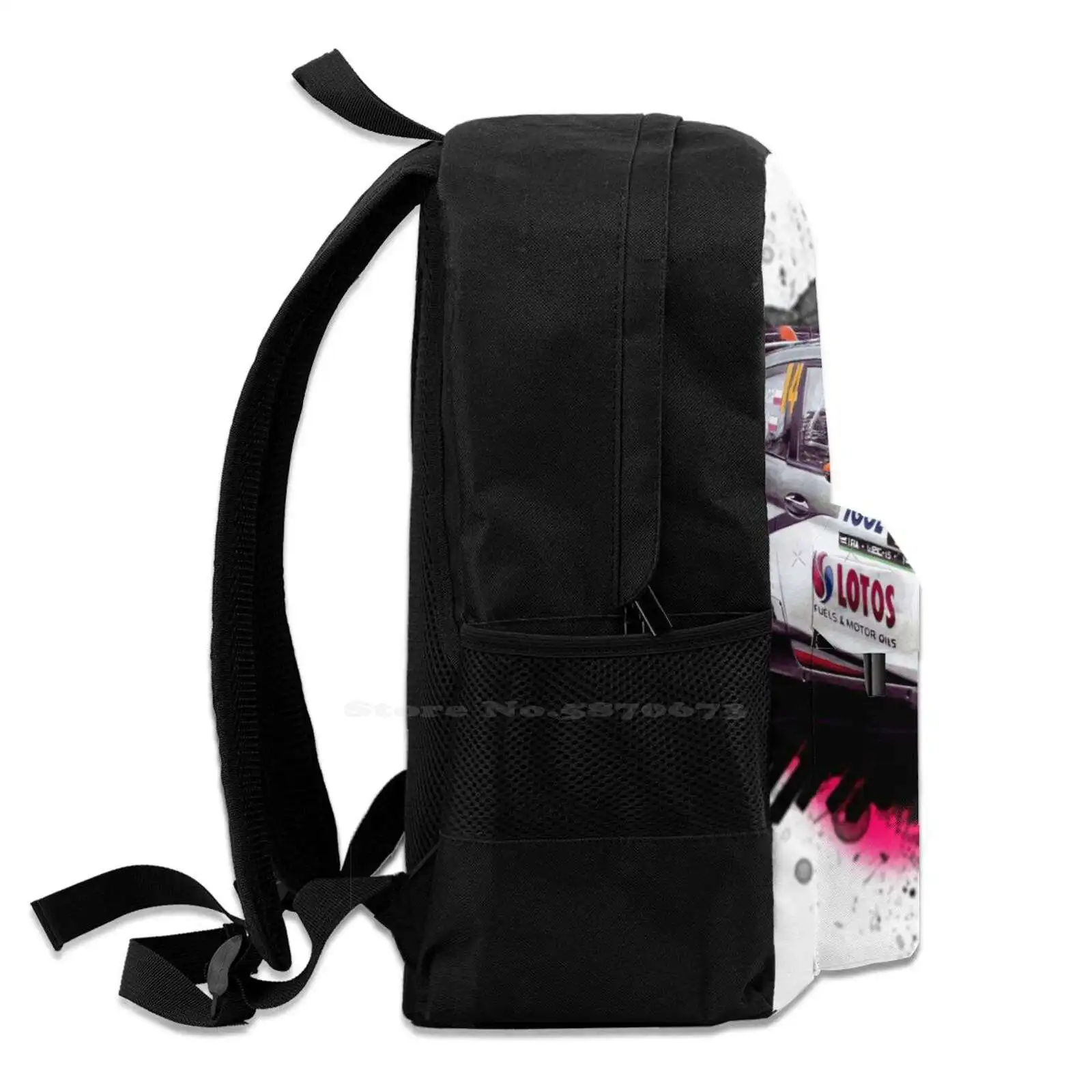 Школьная сумка Robert Kubica'S Fiesta Wrc рюкзак большой емкости для ноутбука Rs Rally Rali Wrc2 R5