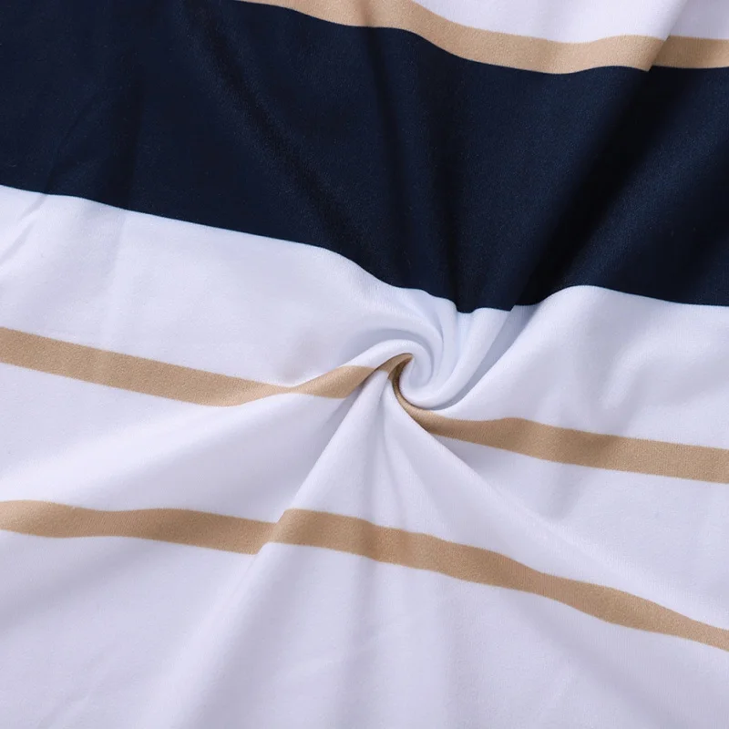 

Spring and summer retro striped round neck short-sleeved slim dress vestidos vestido dress women sukienki women dress