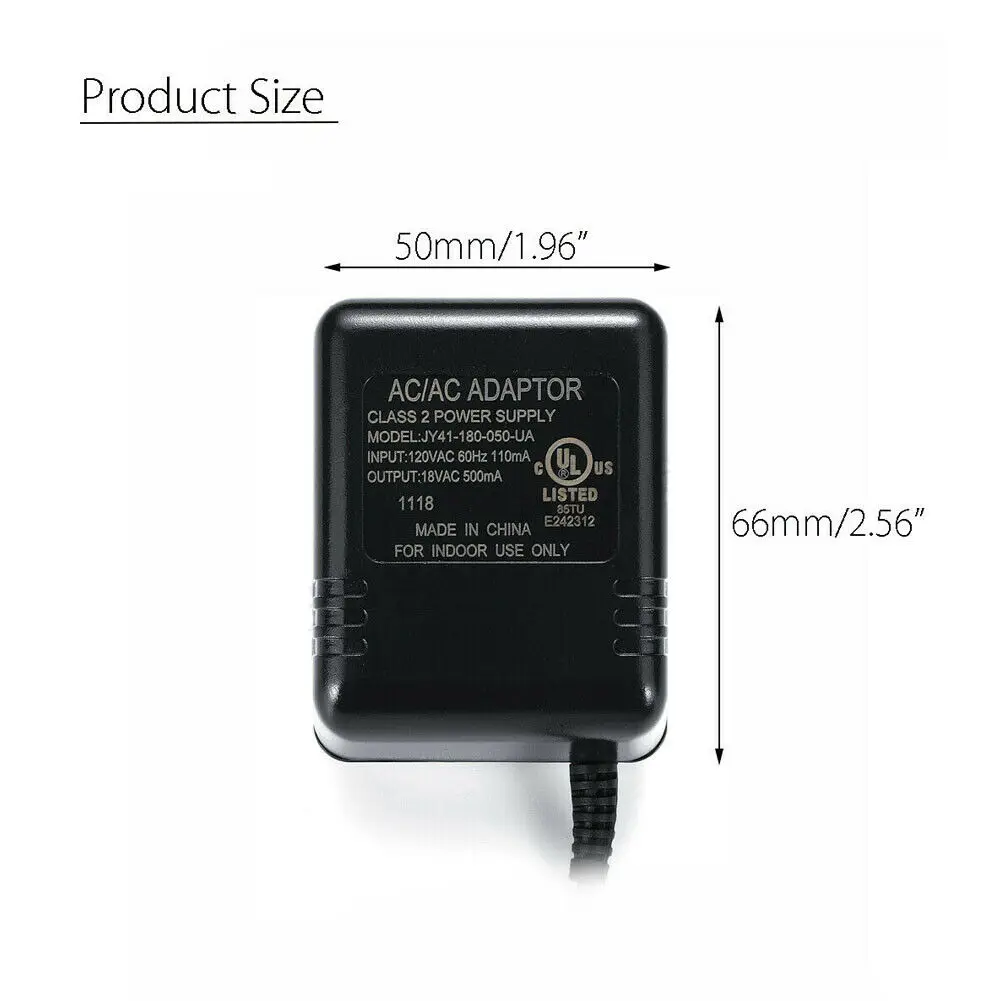 18 в 9 Вт адаптер питания трансформатор для видео Кольцо Дверной звонок вилка