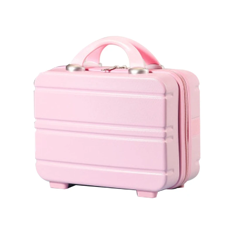 Mini Travel Hand Luggage Cosmetic Case Small Portable Carrying Pouch Cute Suitcase for Makeup Multifunctional Storage Waterproof