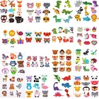 Набор для алмазной живописи, Набор наклеек 5D сделай сам с милым мультяшным динозавром, попугаем, бабочкой, рисунок по номерам, художественные изделия для детей