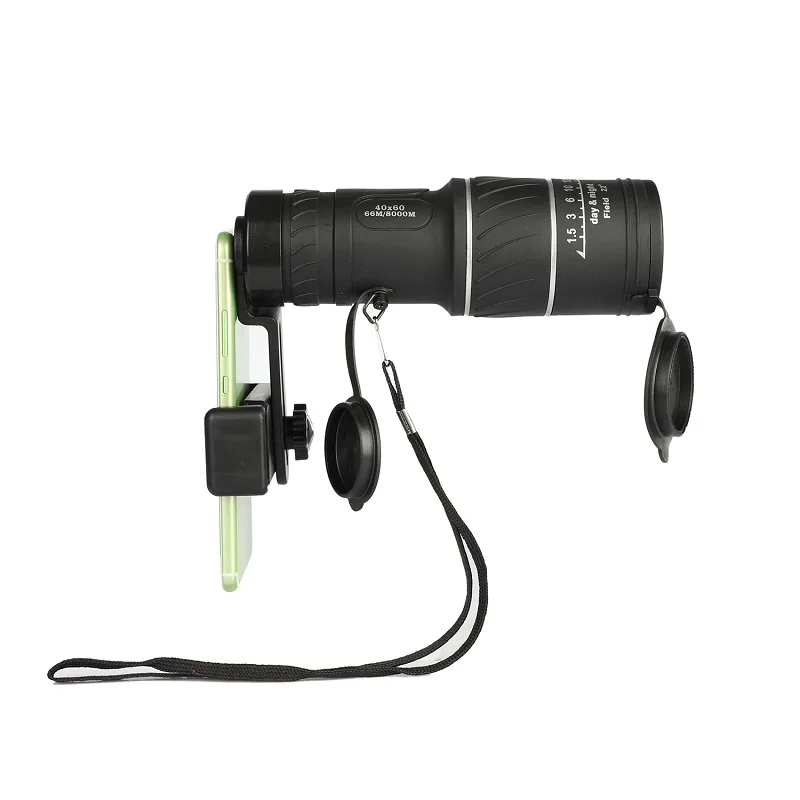 40X60 портативный наружный монокулярный телескоп зум ночного оптического