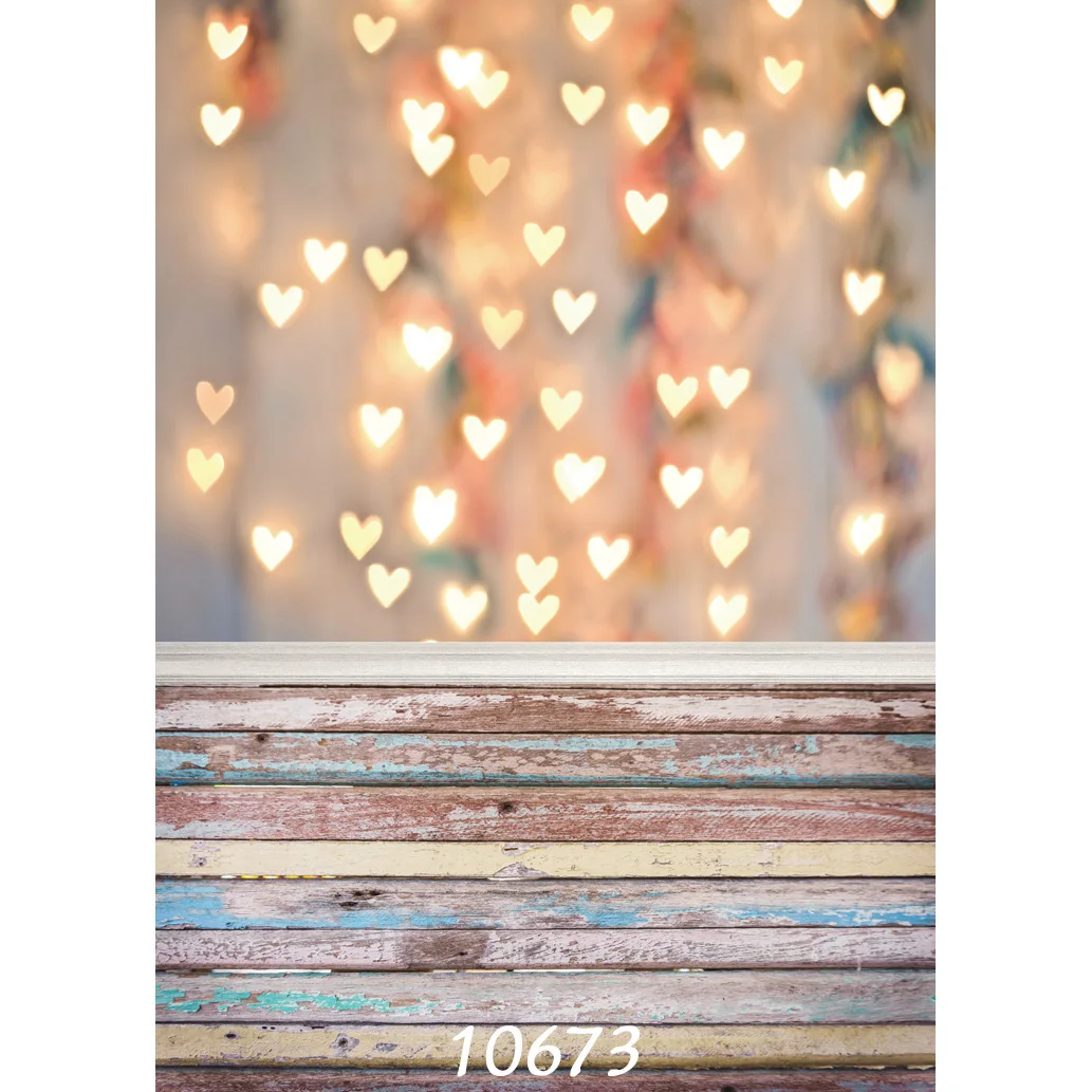 Фоны Heart Bokeh настенный фон для фотосъемки фоны дети ребенок день рождения