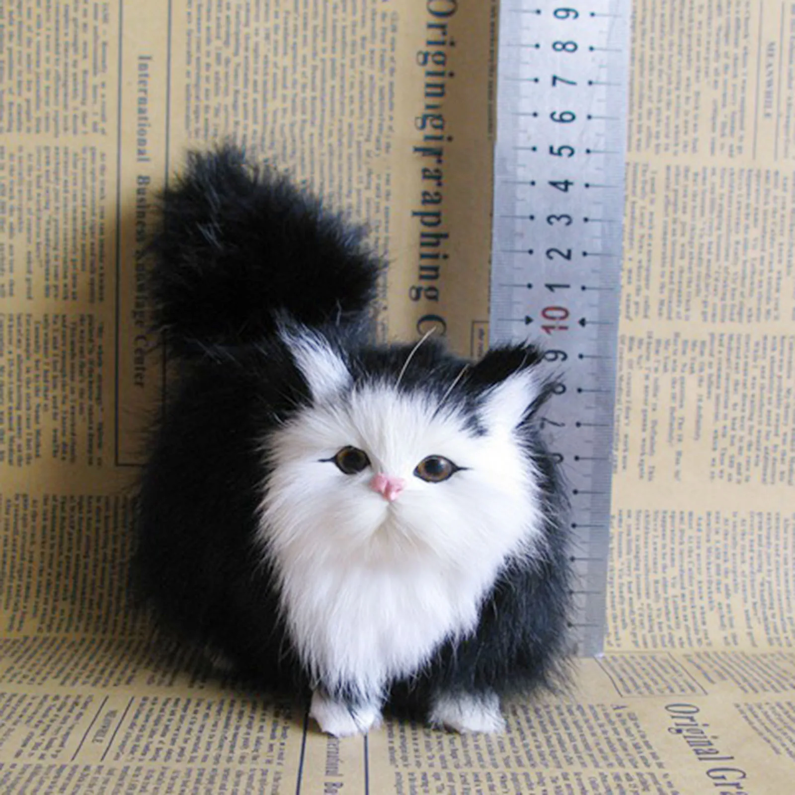 

2021top Simulation Cat Plush Ornaments Decoration Simulation Animal Models decoracin de habitacin