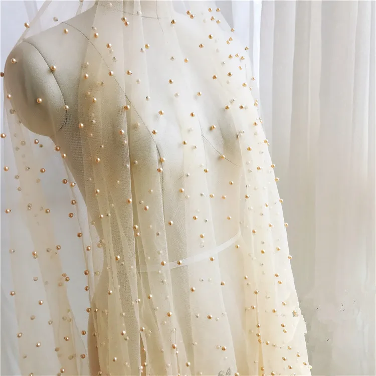 6 цветов разноцветная жемчужная ткань для платья пряжа ювелирные изделия мягкая |