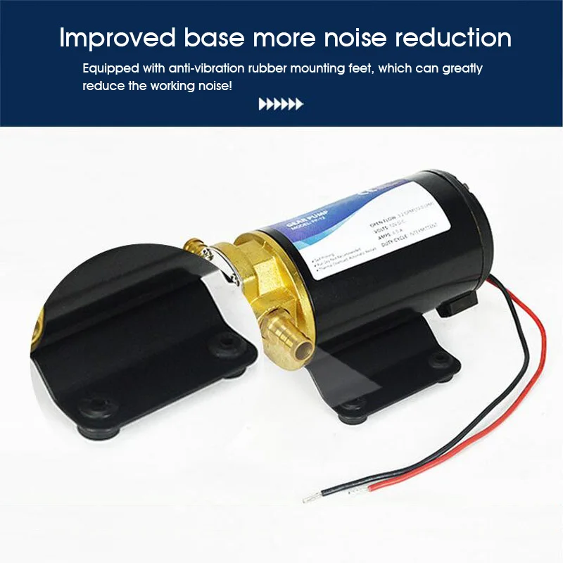 Электрический Шестеренчатый топливный насос высокого давления 12 В 24 постоянного