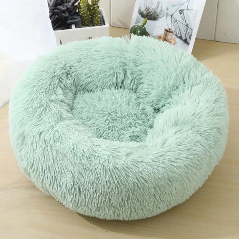 Пушистые искусственные коврики моющийся дышащий диван-домик для кошек маленьких