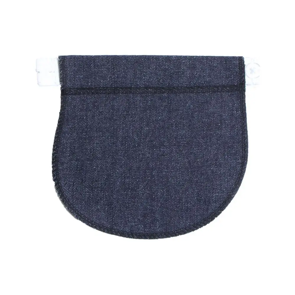 Denim-Navy Пояс для беременных; брюки для беременных; мягкие джинсы с эластичной резинкой на талии; регулируемый пояс - Цвет: Denim-Navy