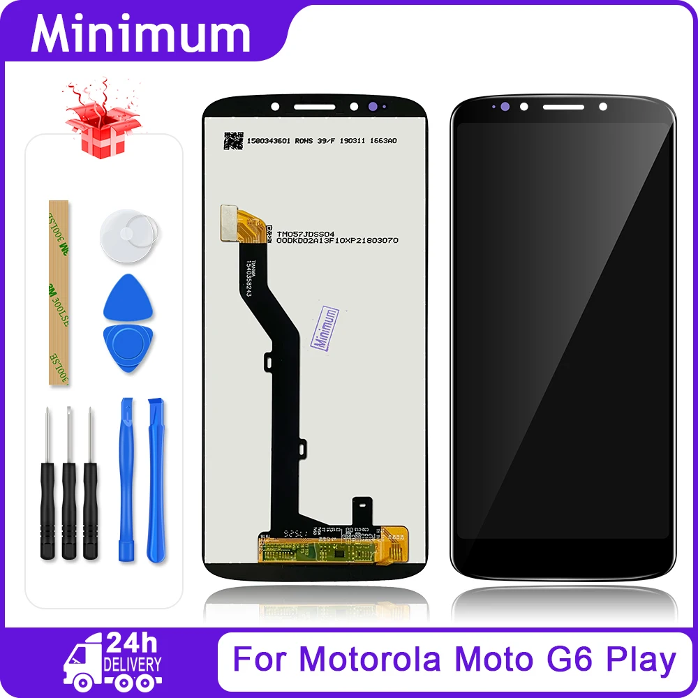 5 7 &quotдля Motorola Moto G6 играть XT1922 ЖК дисплей с сенсорным экраном Экран дигитайзер в