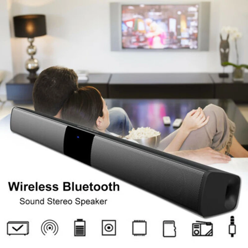20 Вт беспроводной Bluetooth динамик бас ТВ Саундбар с сабвуфером домашний кинотеатр