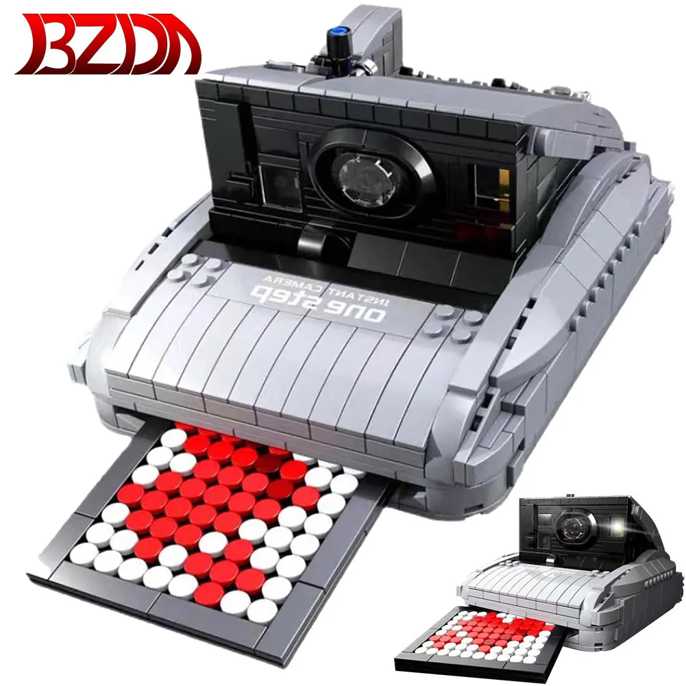 

BZDA 797pcs Retro Camera Building Blocks Collection Toys Creative Camera Blocks MOC Birthday Gifts Toys for Kids and Boys
