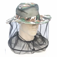wolface anti mosquito bug bee insect mesh hat head face protect net cover travel camping fishing protector new product fashion
