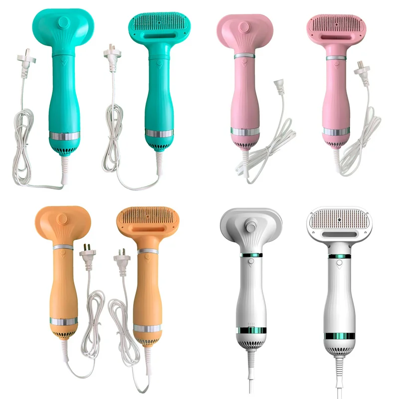 

Wet and Dry Pet Hair Dryer Comb Pet Supplies Hair Dryer + Comb 2 In 1 Dog Cat Grooming Blower Comb