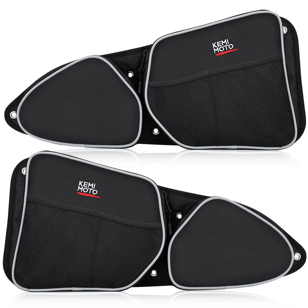 UTV Door Bag Compatible with Polaris RZR XP 1000 900 Storage Bag Side Storage Cab Pack Holder Door Bag Knee Protection 2014-2017