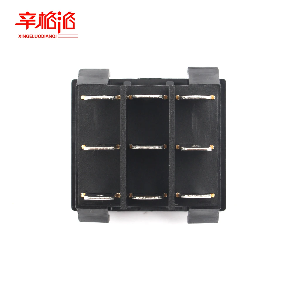 Перфорированный двухпозиционный 9 контактный клавишный выключатель питания