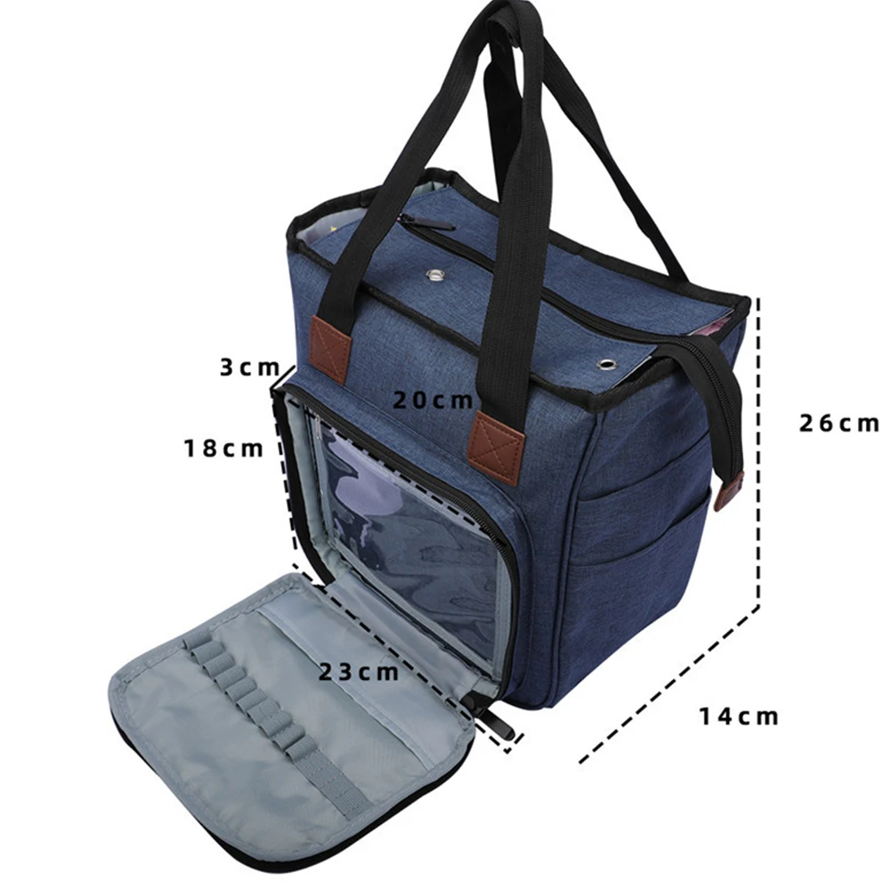 Набор спиц для вязания сумка хранения рукоделия крючки нитки держатель