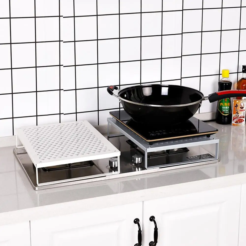Практичная Индукционная кухонная подставка из кованого железа газовая плита