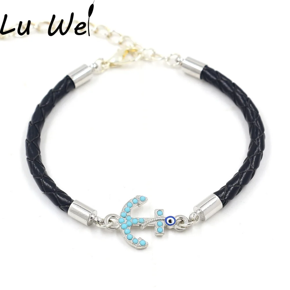 Новый стиль ювелирные изделия модный браслет с якорем и штурмовым швом простые