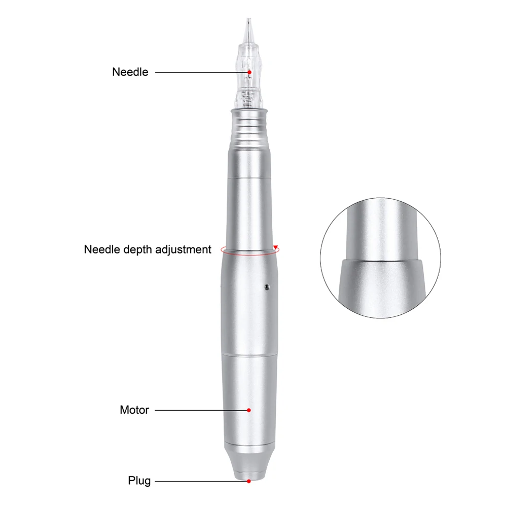 Машинка для перманентного макияжа HD тату-машинка Вращающаяся ручка с иглой