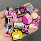 1 шт. туалетный парфюм для макияжа, подвеска для обуви, коробка для основы под макияж, аксессуары для обуви, украшение, подходит для Croc Jibz, детские подарки